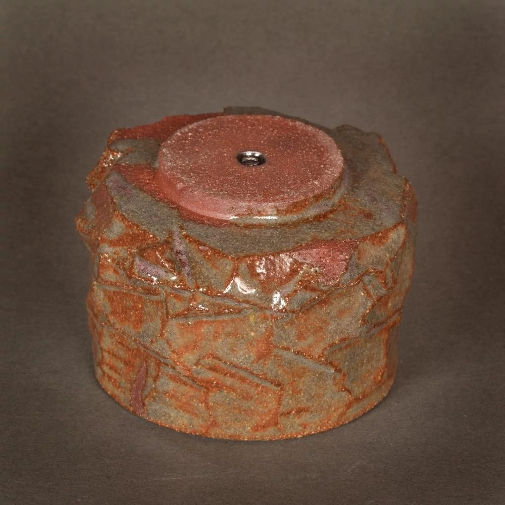 Kép 3/4 - Chawan Azayaka, kurinuki teáscsésze alulról