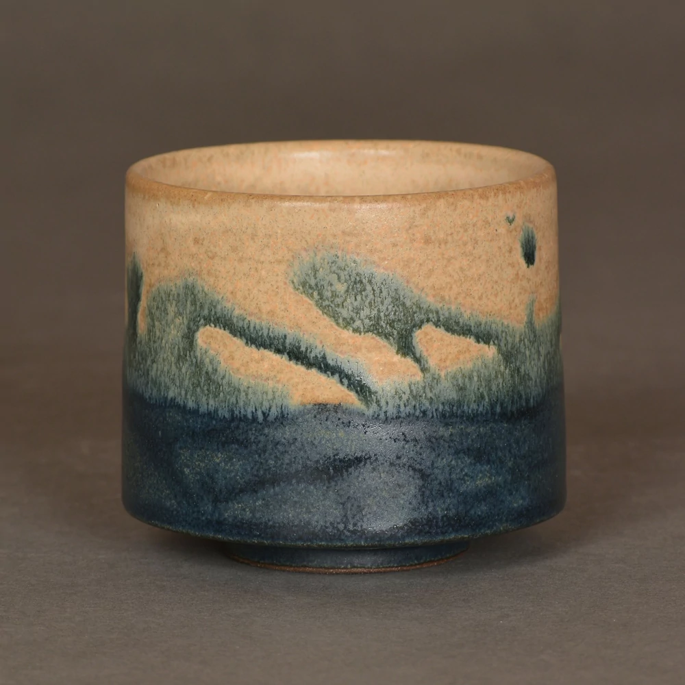 Kép 1/4 - Chawan Nagisa teáscsésze, díszdobozban is