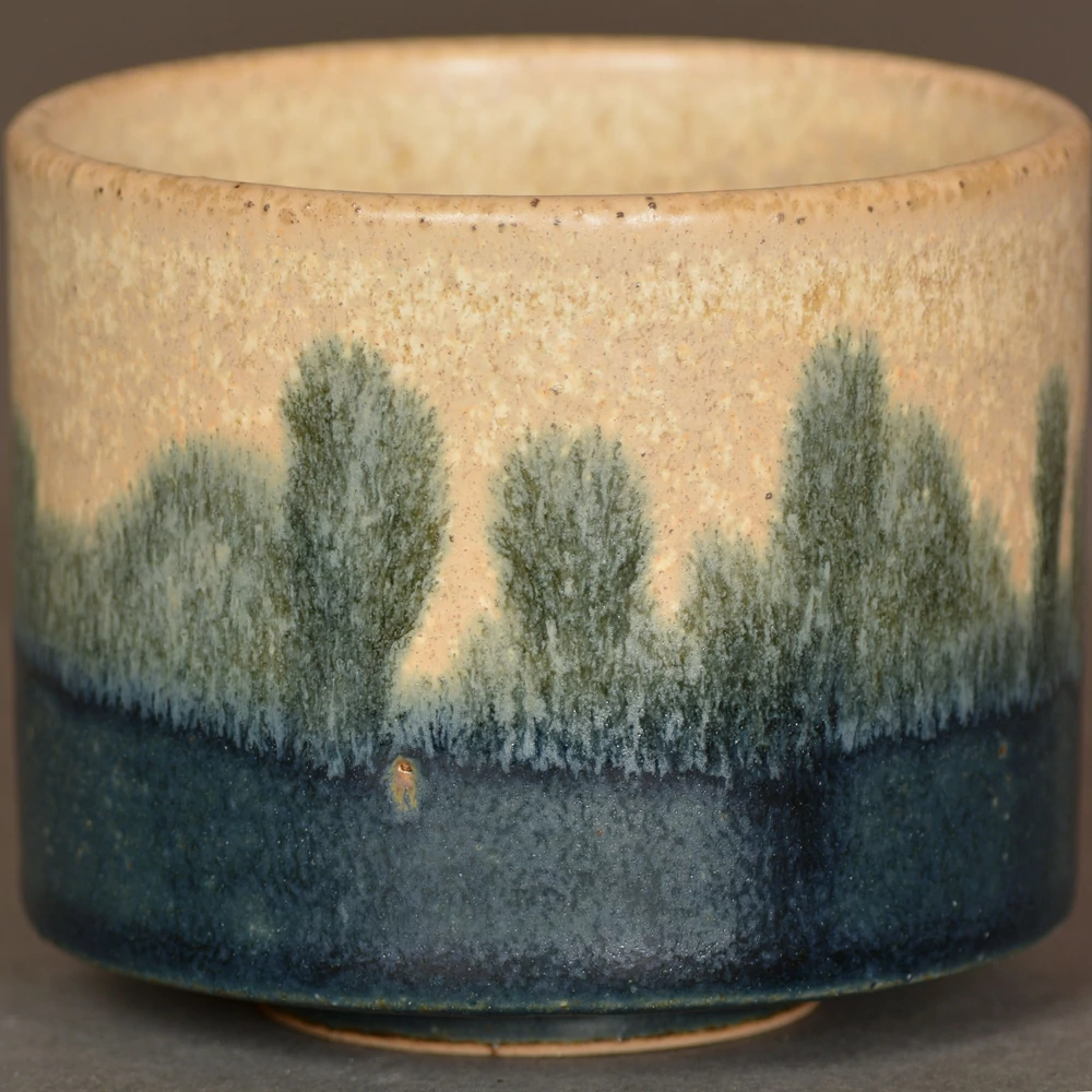 Kép 2/4 - Chawan Aokaze japán teáscsésze 