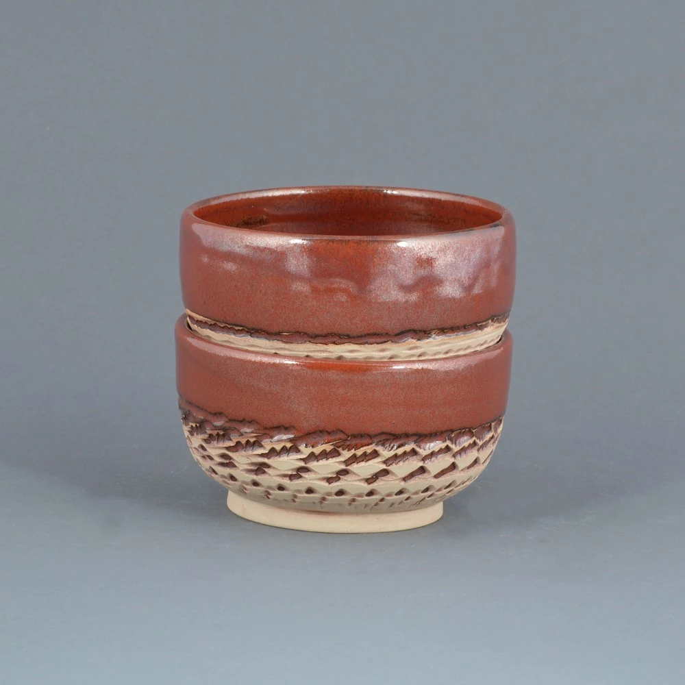 Kép 2/4 - Chawan Tsugi teáscsésze-kávés csésze 2 db-os szett - ELADVA