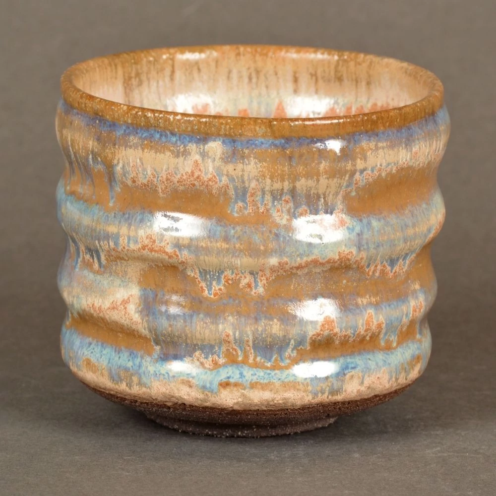 Kép 2/4 - Chawan Shima japán teáscsésze oldalról