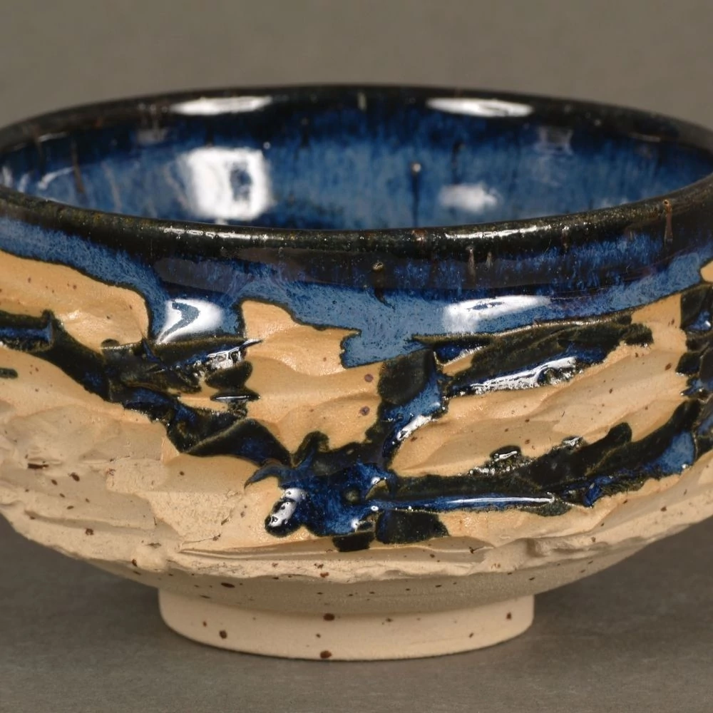 Chawan Suku, kurinuki technikával készült teáscsésze
