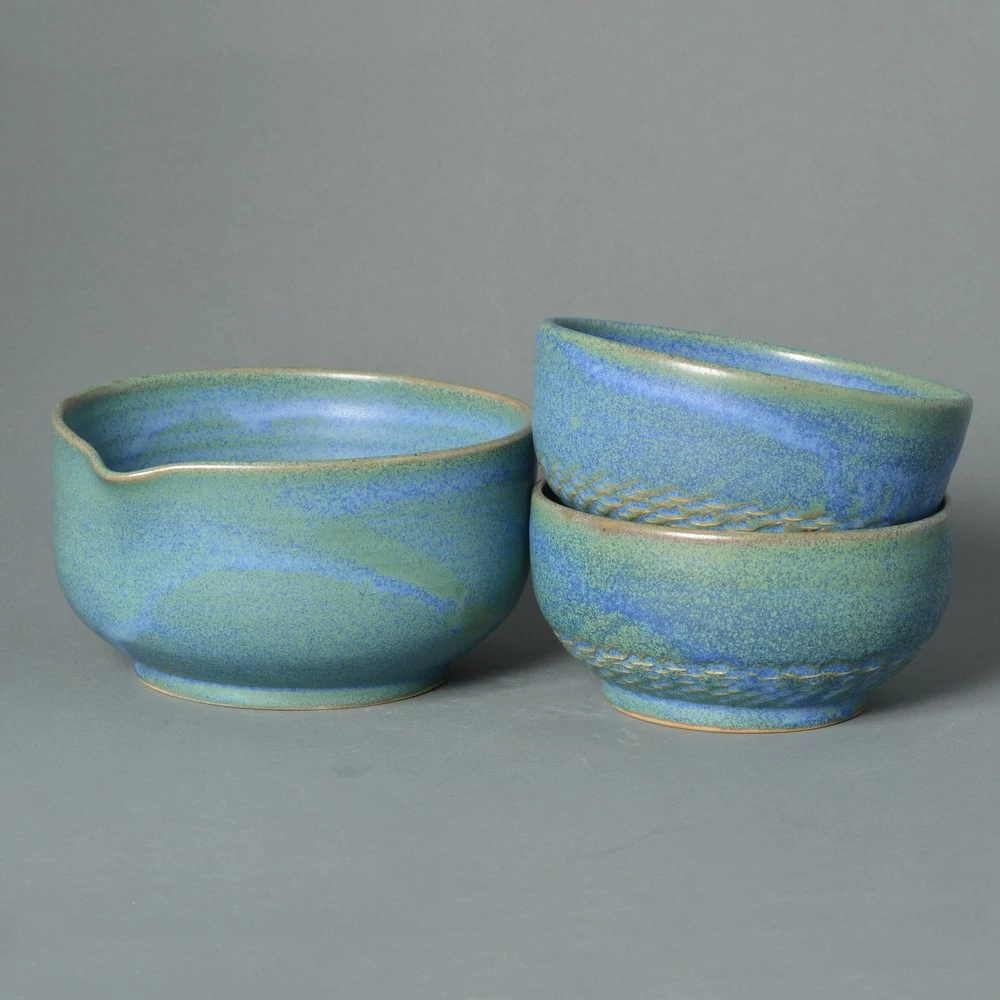 Kép 1/8 - Chawan Kyóto (matcha) teáscsésze készlet - ELADVA