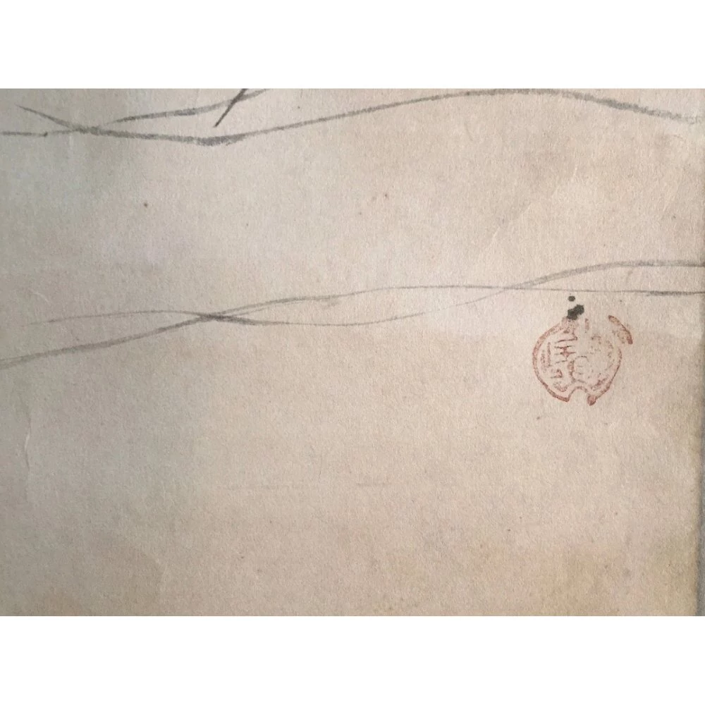 Kép 6/10 - Zen szerzetes – antik japán műalkotás 4. részlet
