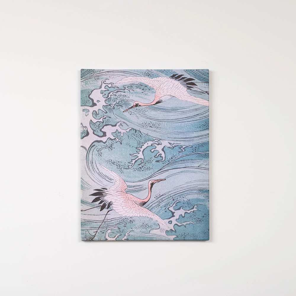 Kép 3/3 - Darvak játéka a víz felett,  45 cm x 60 cm-es fali kép