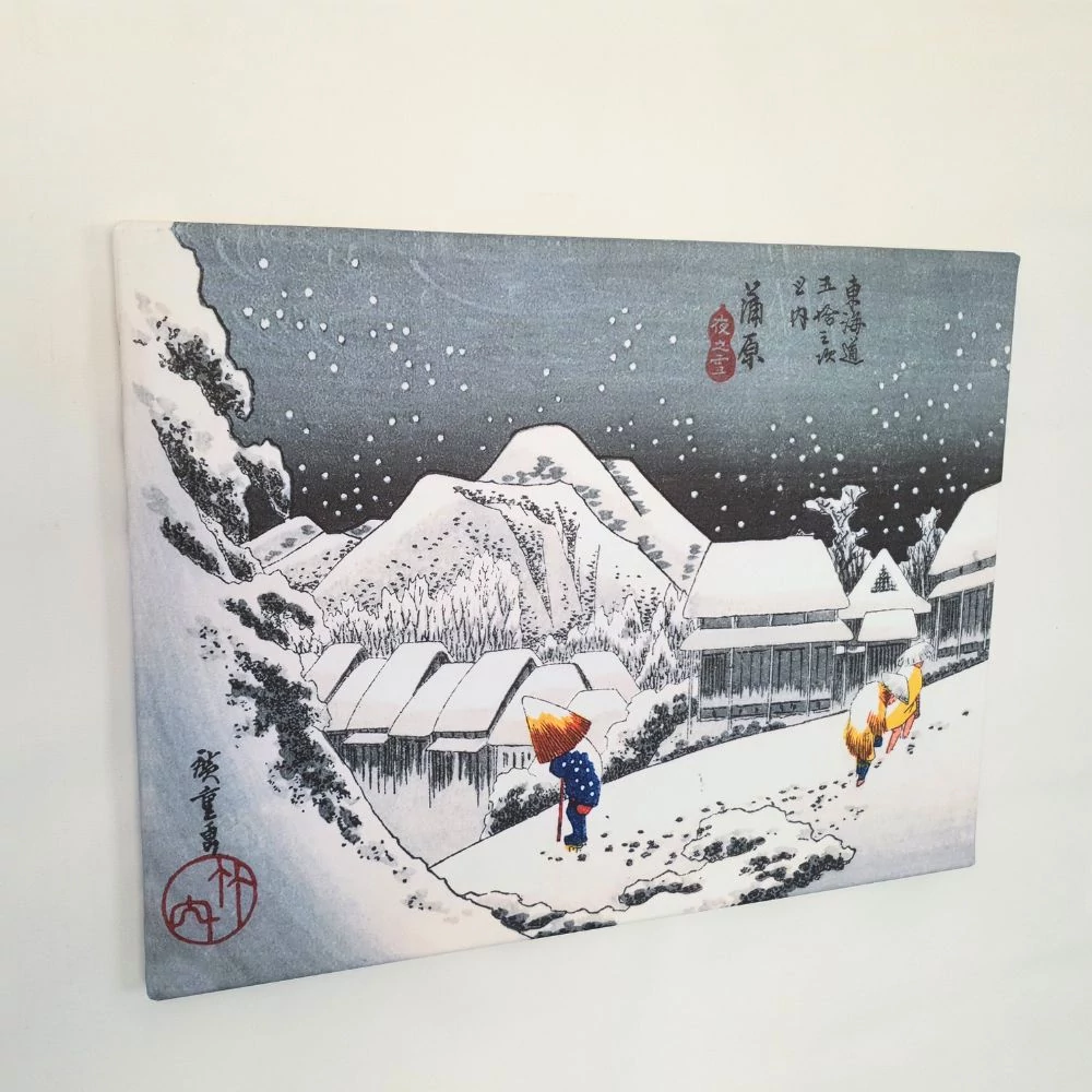Kép 1/3 - Bahavazott falu, 60 cm x 45 cm-es fali kép