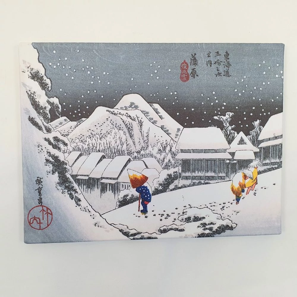 Kép 3/3 - Bahavazott falu, 60 cm x 45 cm-es fali kép