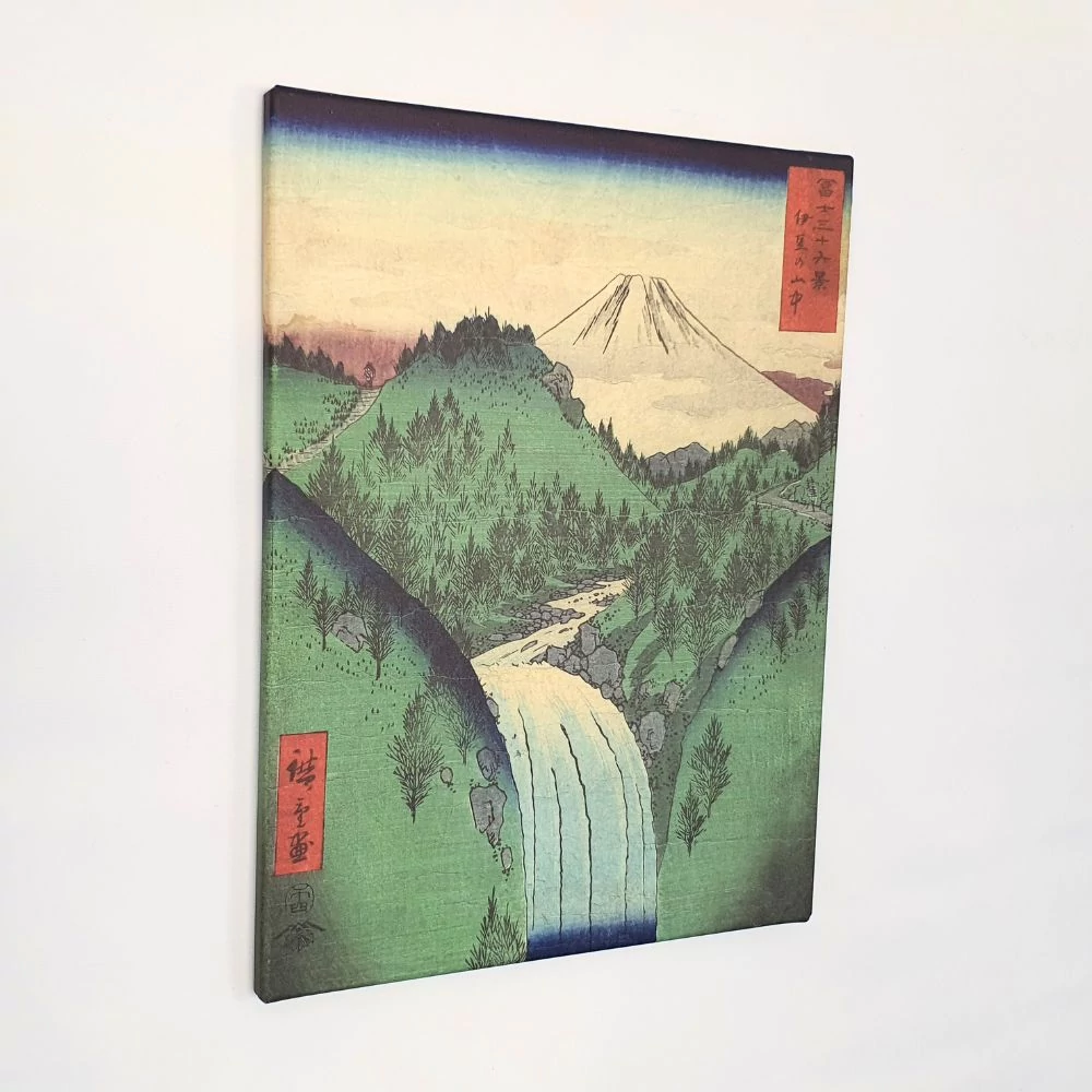 Kép 1/3 - A Fudzsi hegy nyáron,  45 cm x 60 cm-es fali kép