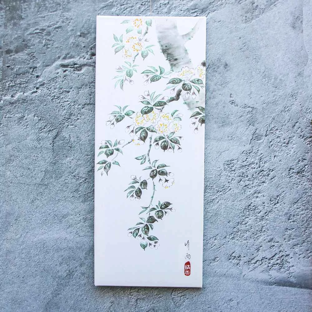 Kép 2/2 - Kis cseresznyefaág, 40 cm x 100 cm-es fali kép