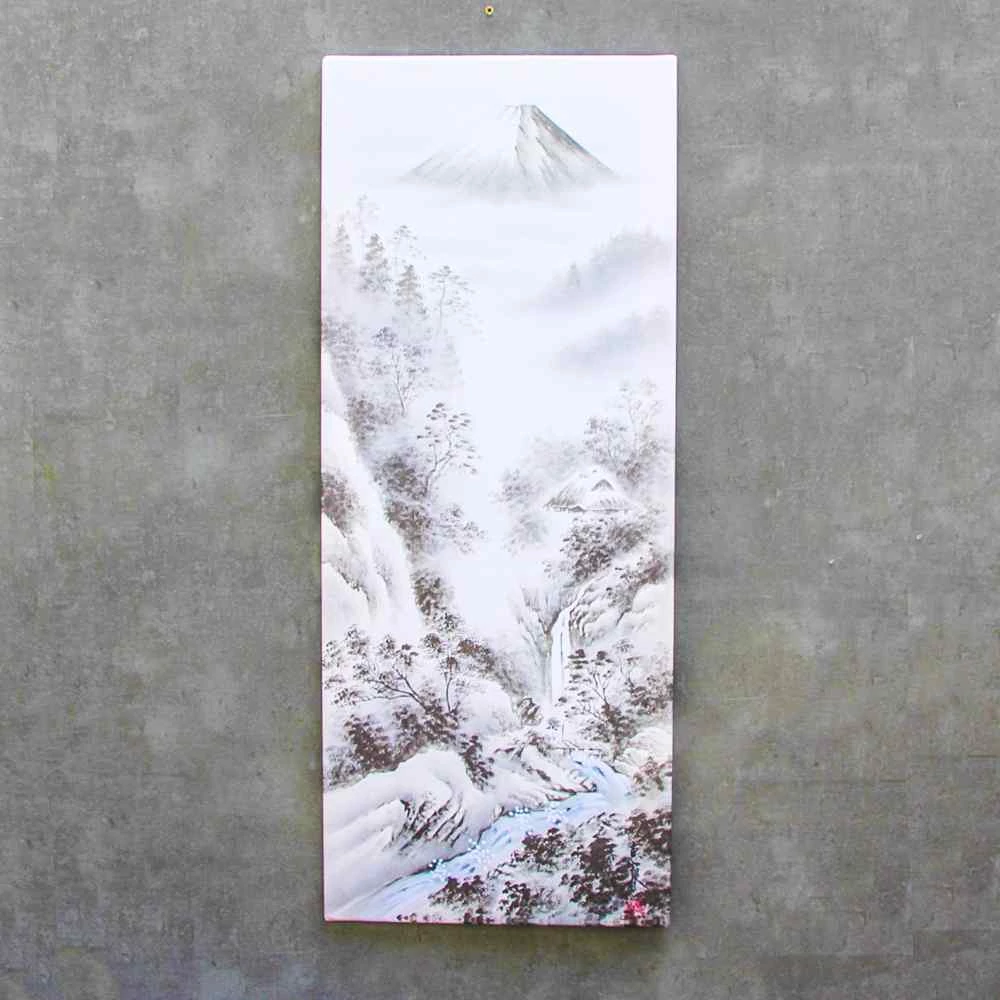 Kép 2/3 - Ködös táj, 40 cm x 100 cm-es fali kép