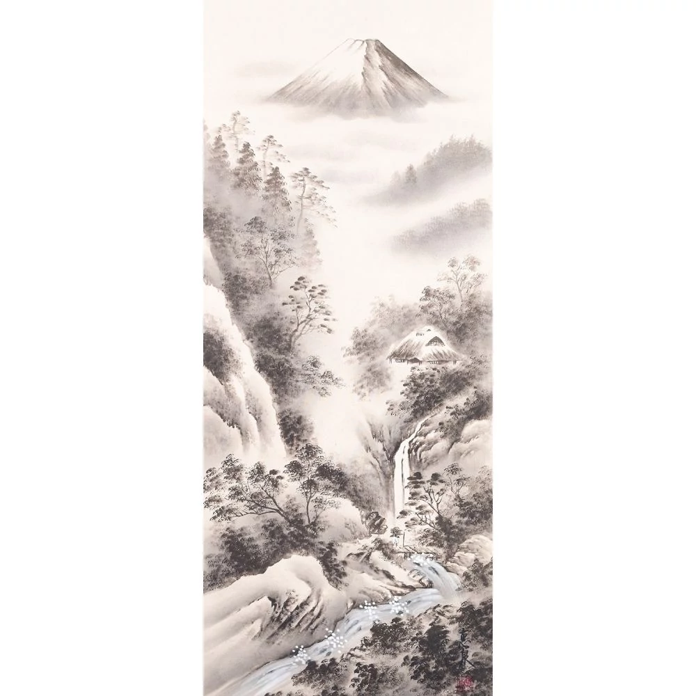 Kép 3/3 - Ködös táj, 40 cm x 100 cm-es fali kép