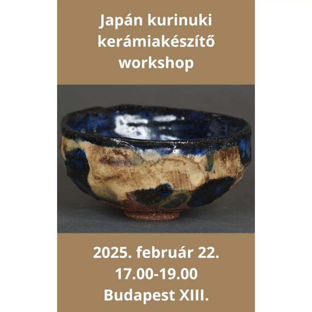 Kép 2/2 - Kurinuki kerámiakészítő workshop, 2025. február 22., Budapest XIII. - MEGTELT