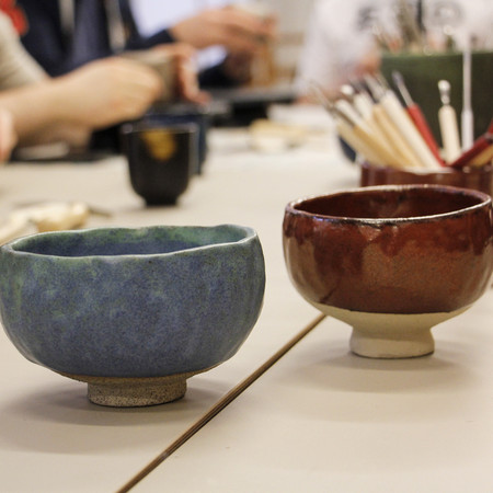 Egyedileg készített chawan/matcha csészék