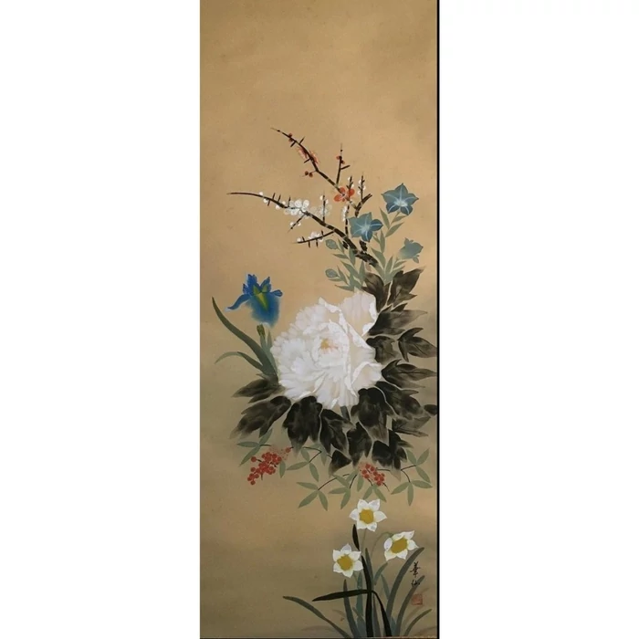 Virágpompa - Kaszen, ANTIK művészi alkotás