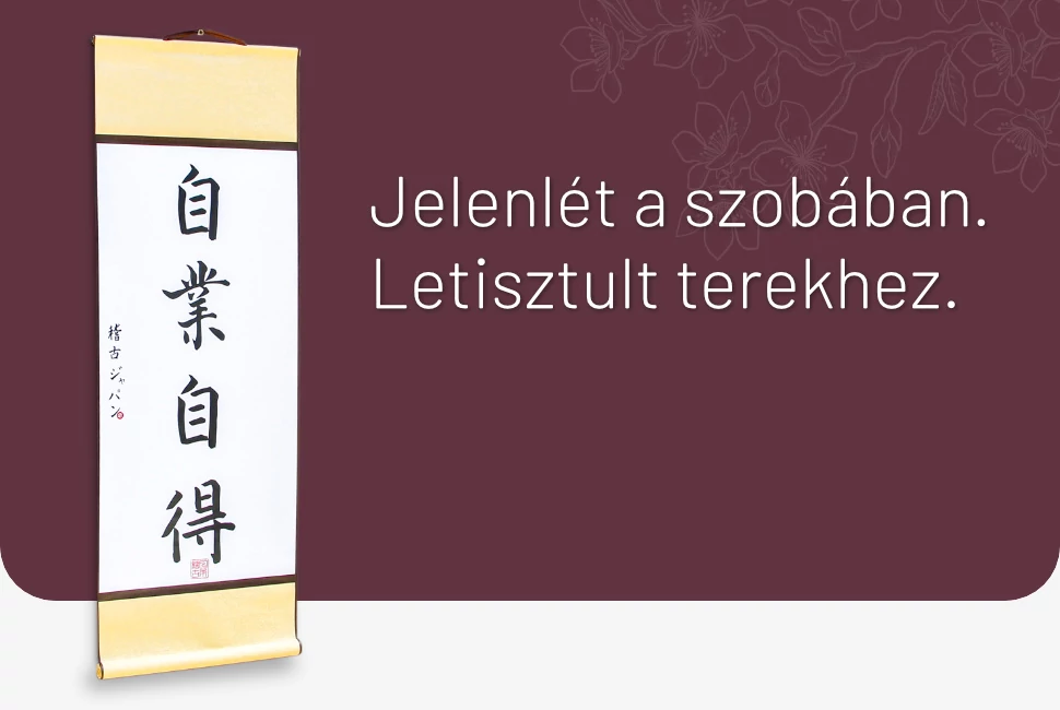 Egyedi japán függő tekercsek